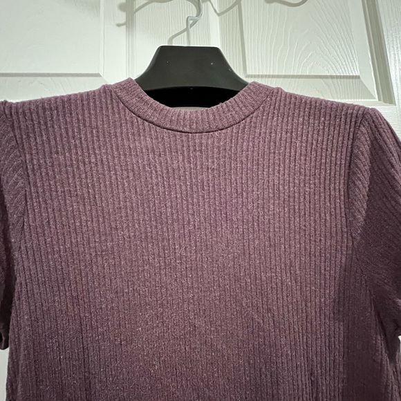 Garage Flowy Maroon T-shirt Dress - Picture 3 of 4